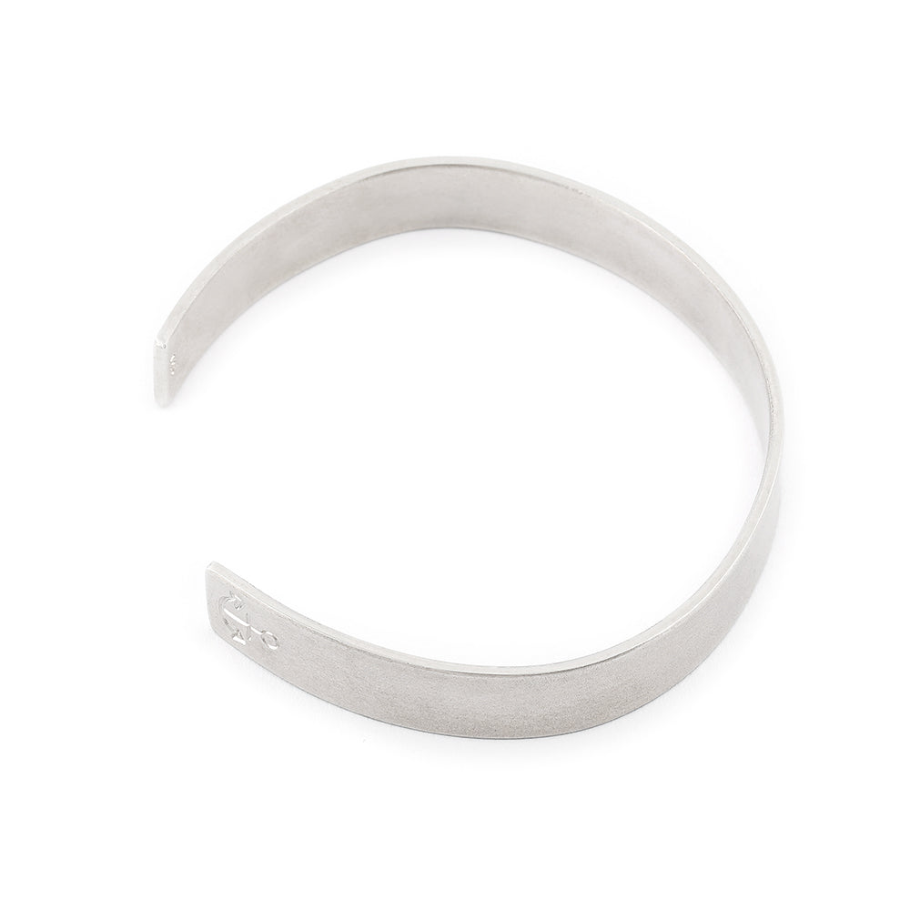 Armspange John mattiert 925 Sterling Silber