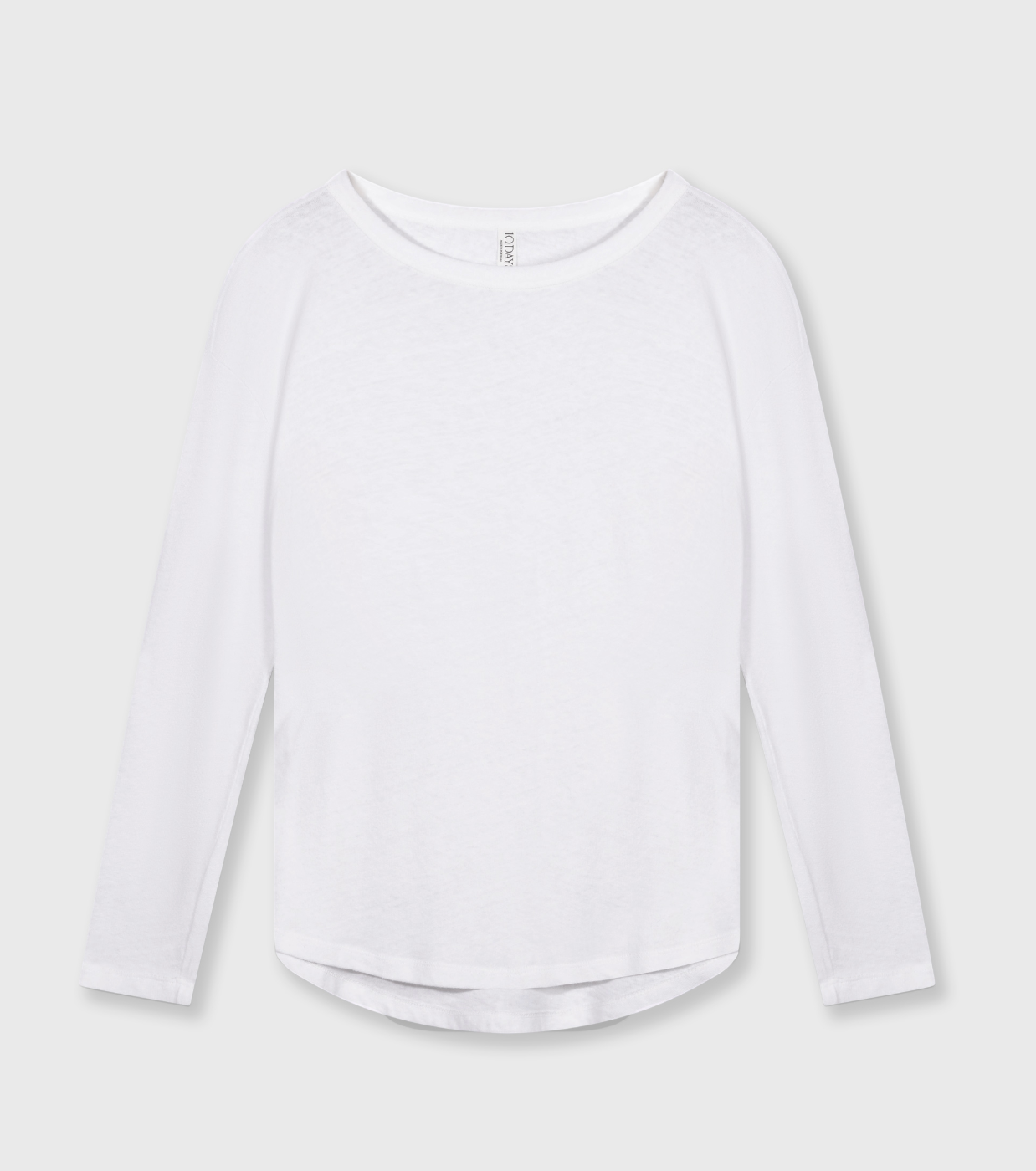 The long Sleeve Tee - Weiß