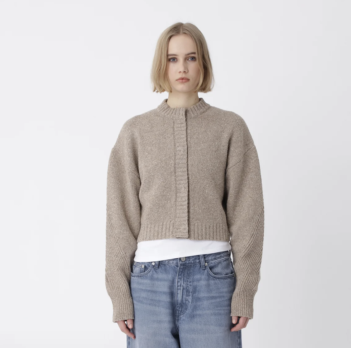 Vinni Knit Cardigan - Beige
