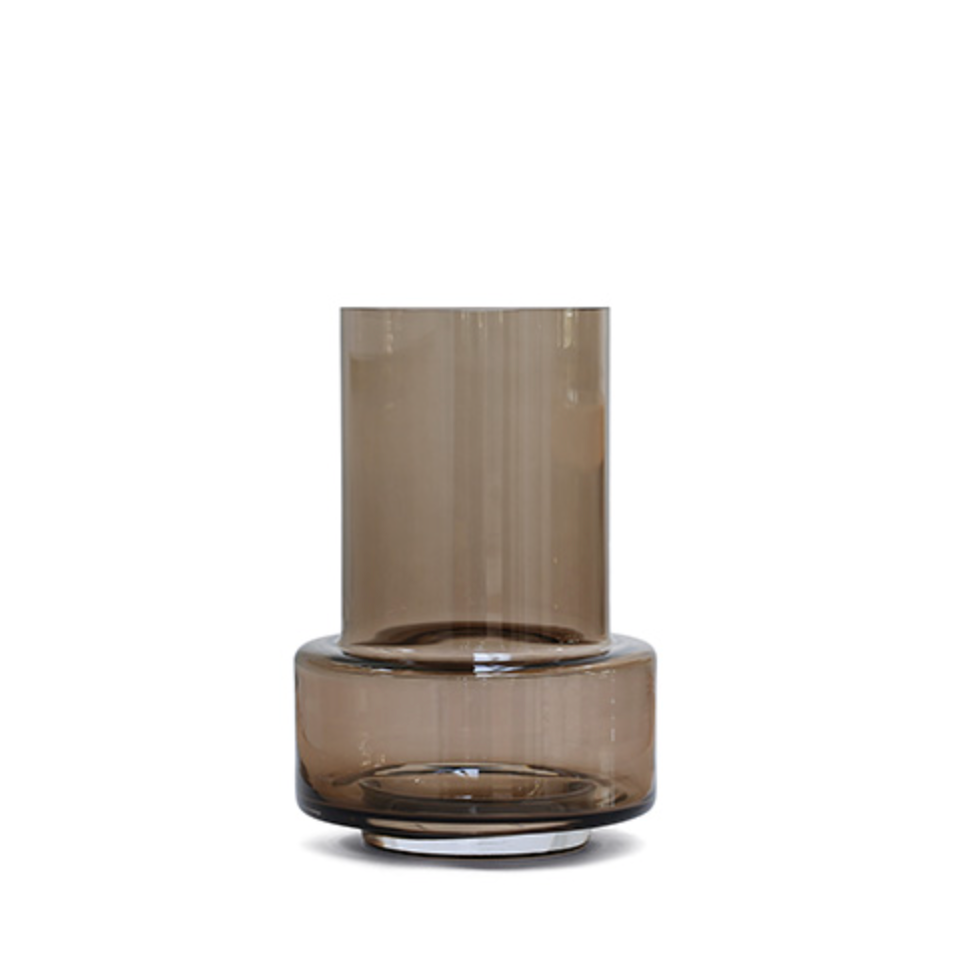 Vase Hurricane No.26 - Sepia Brown