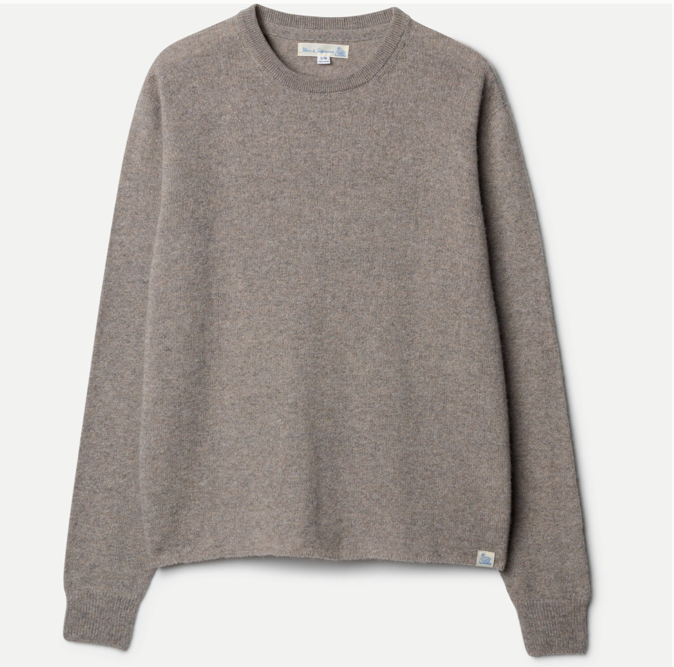 Lightweight Merino Wool-Cashmere-Silk Sweater unisex - faded grain