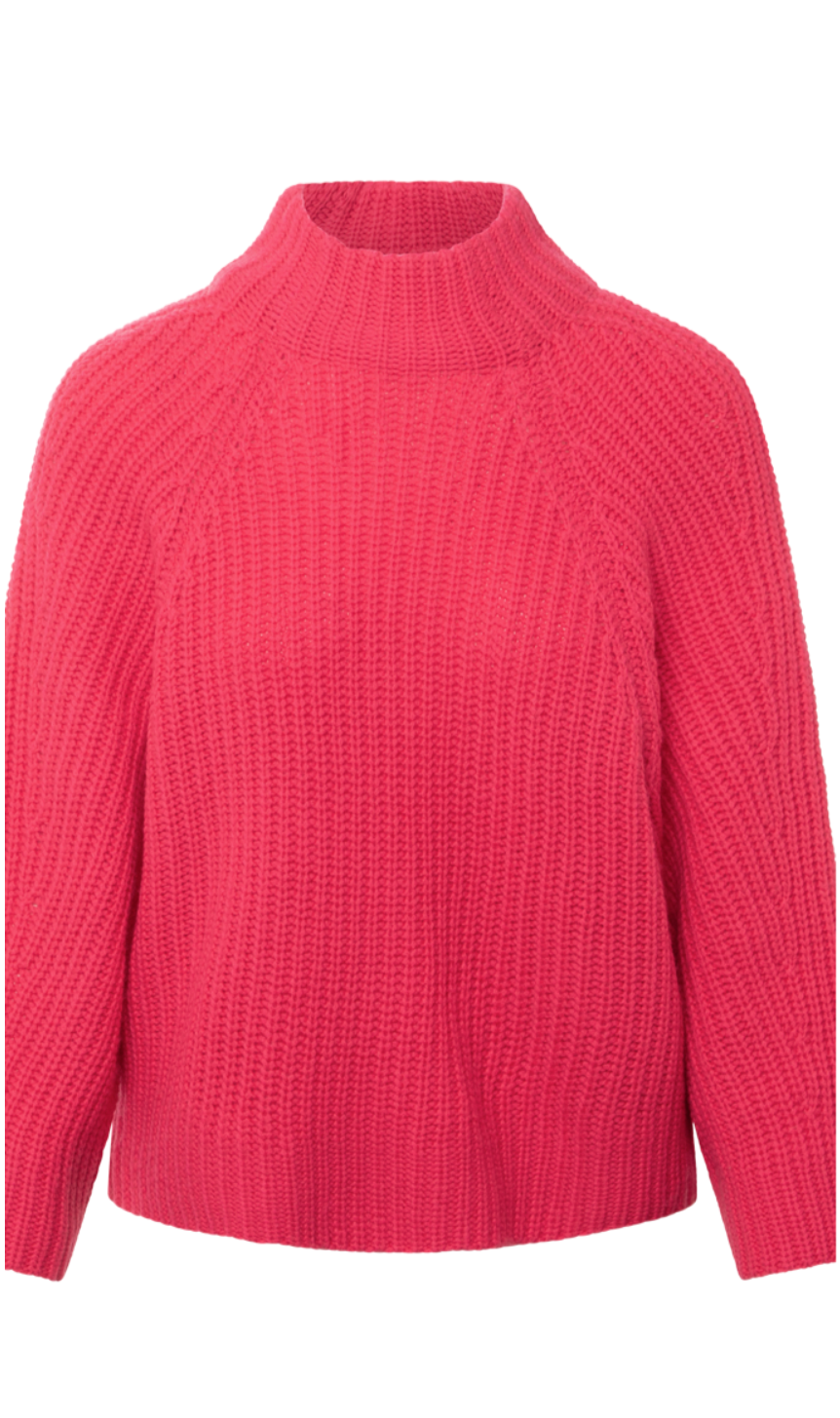 Pullover Lana crop - pink