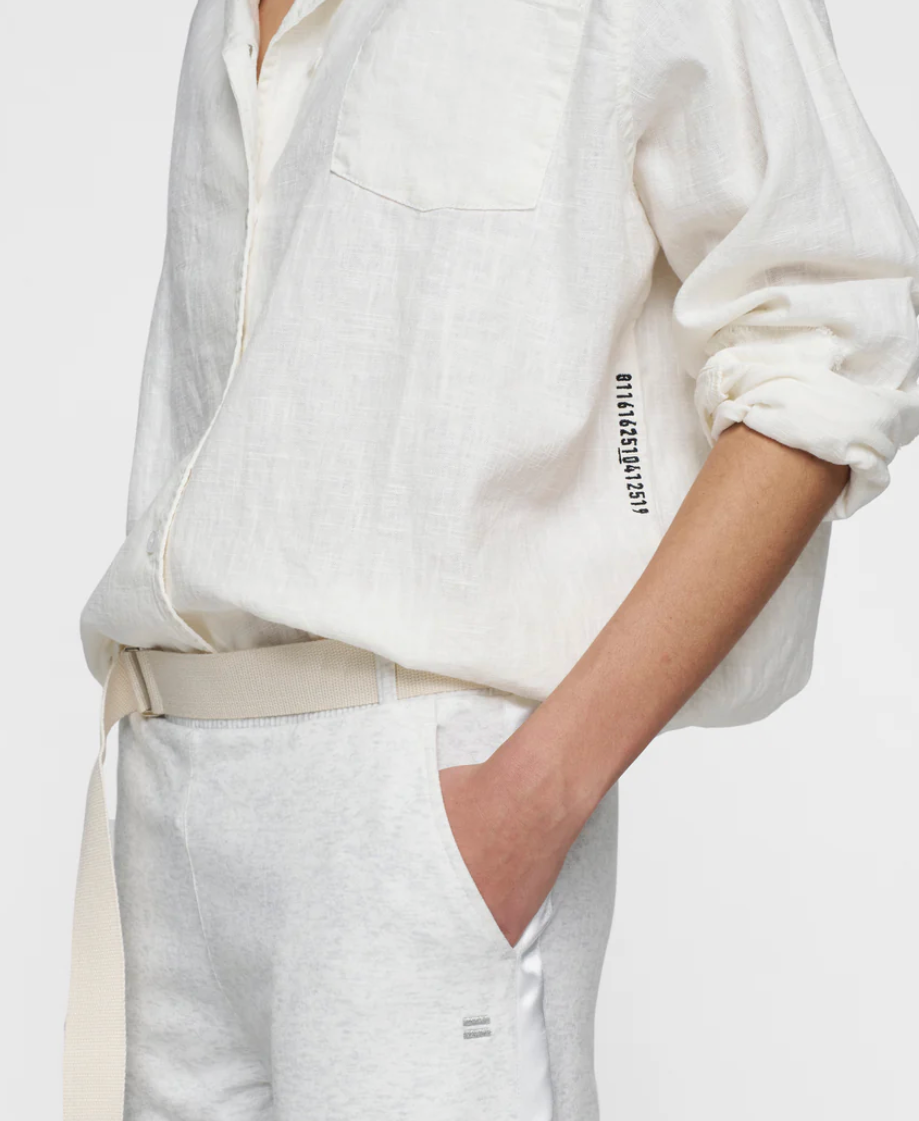 NEW -Shirt linen Ecru