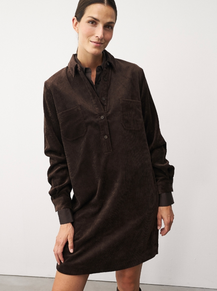 Kleid Marisa - Dunkelbraun