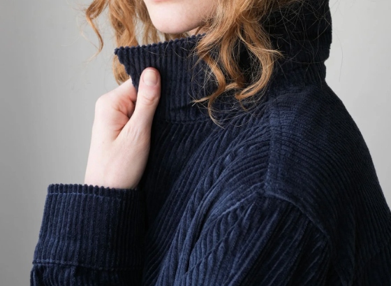 Pretty Cord Gaila Shirt - Parisian Night