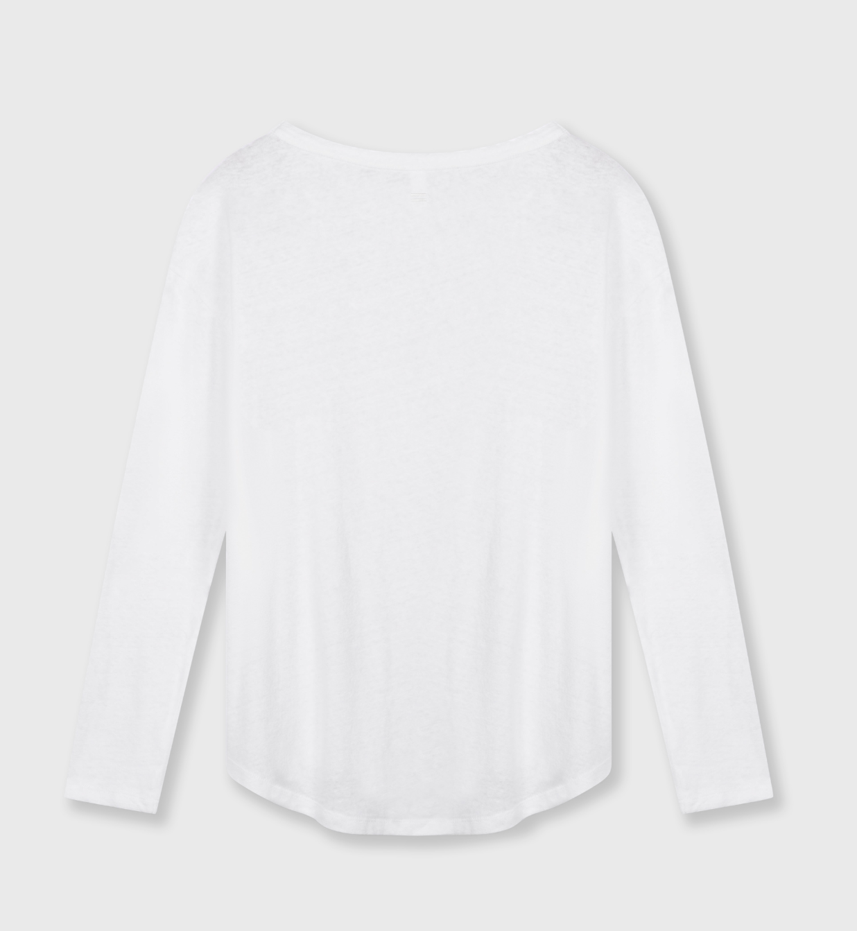 The long Sleeve Tee - Weiß