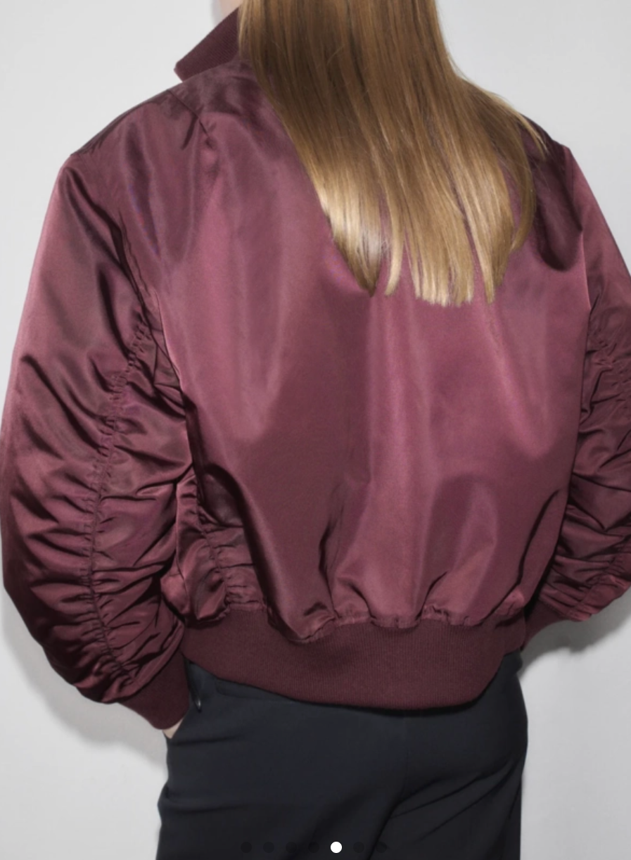 Bomberjacke Burgundy