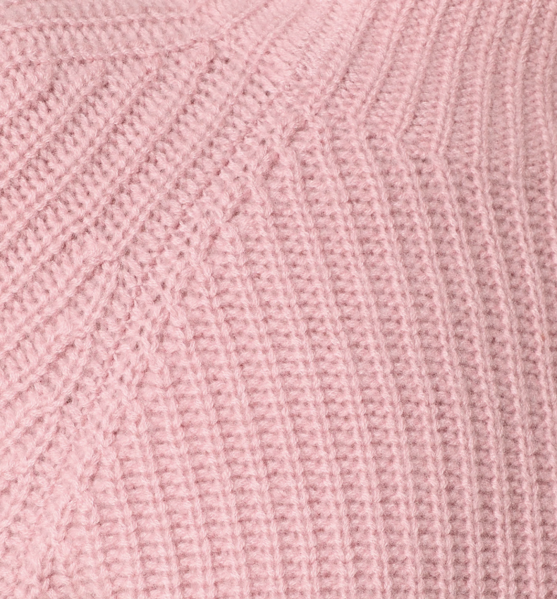 Pullover mit Cashmere - Rosé