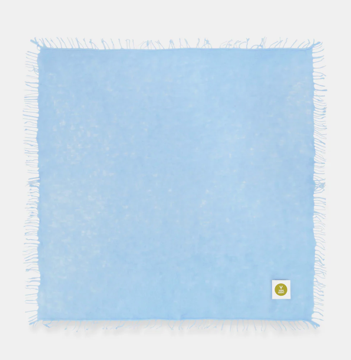 Bandana Cashmere Stripe Ice Melt mit Fransen