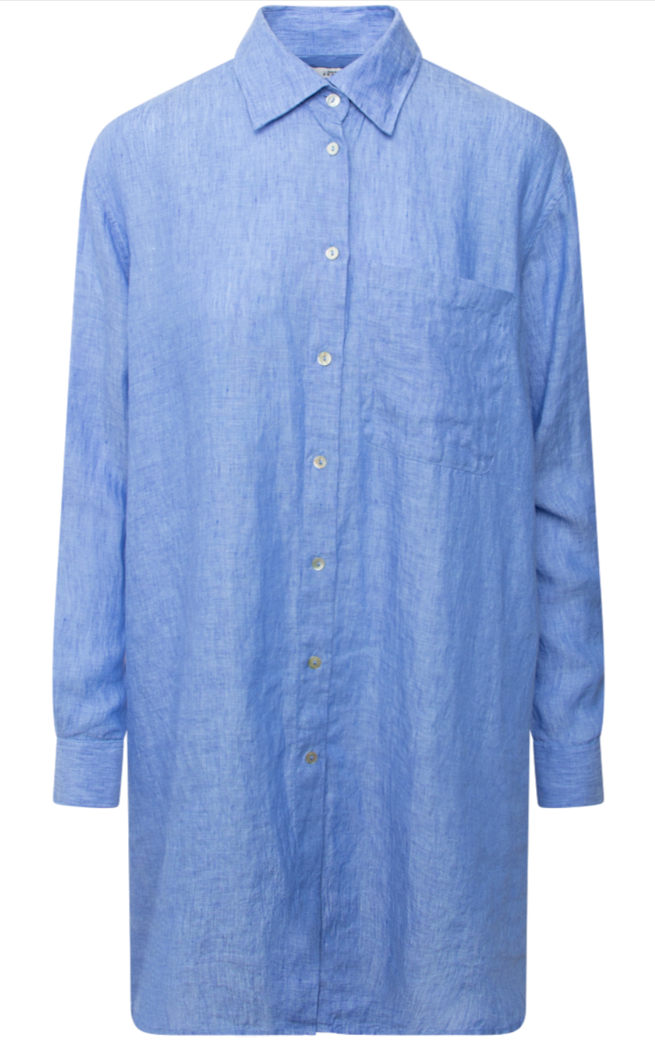 Leinenbluse Tahia - blau