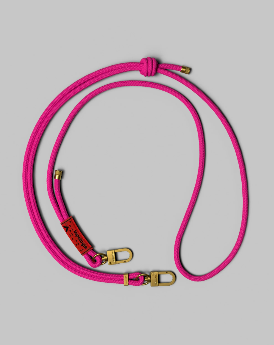 6 mm Rope Strap - pink solid