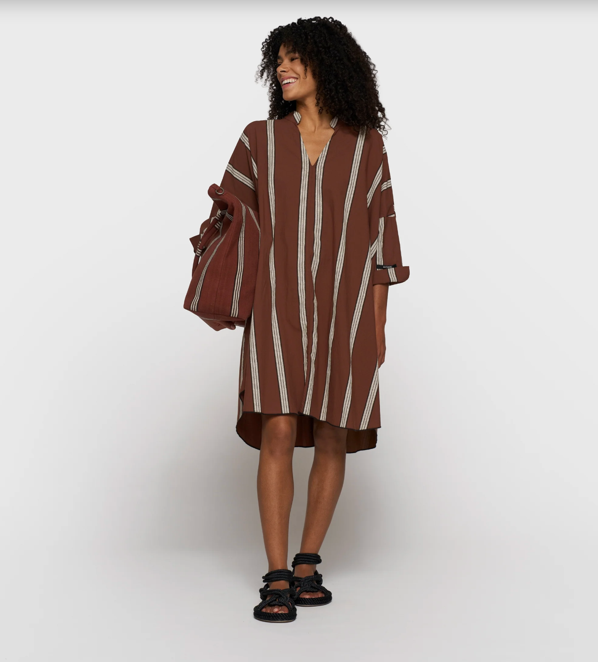 A-line tunic stripes - Kleid