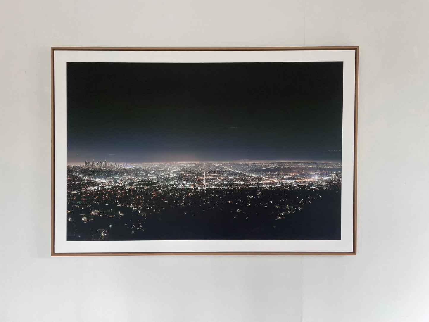 Los Angeles mit Schattenfugenrahmen