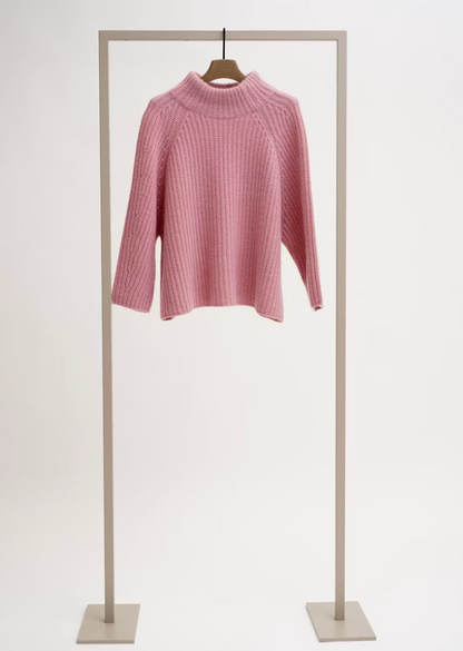 Pullover mit Cashmere - Rosé