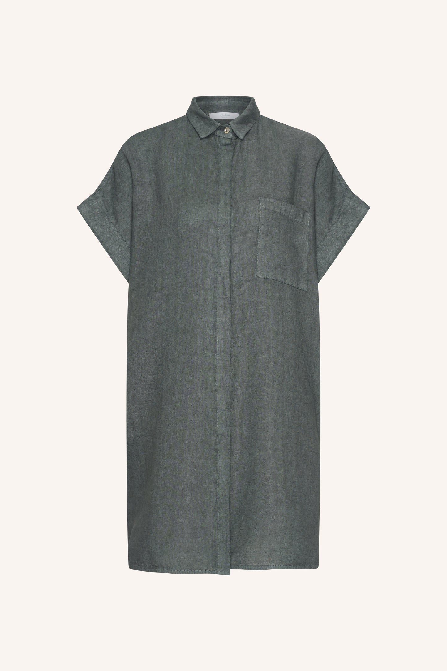 Leinenkleid - charcoal