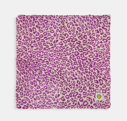 Cashmerebandana - Leo Latte/Neon Purple