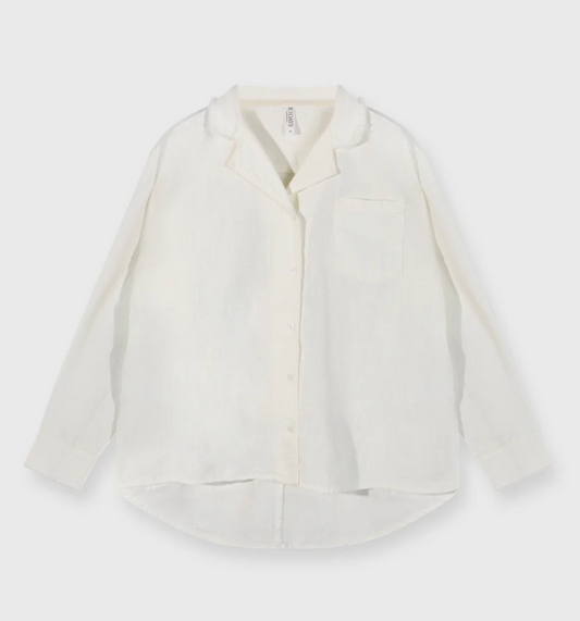 NEW -Shirt linen Ecru