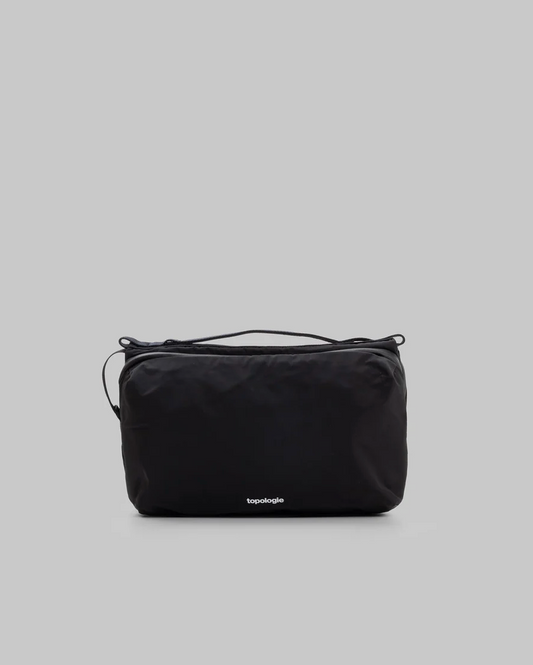Bottle Sacoche Large Black Tech Sateen