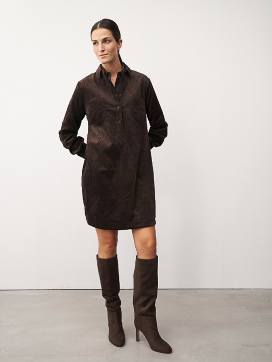 Kleid Marisa - Dunkelbraun