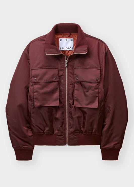 Bomberjacke Burgundy
