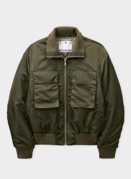Bomberjacke Oliv