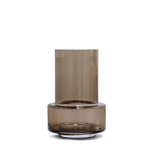 Vase Hurricane No.26 - Sepia Brown