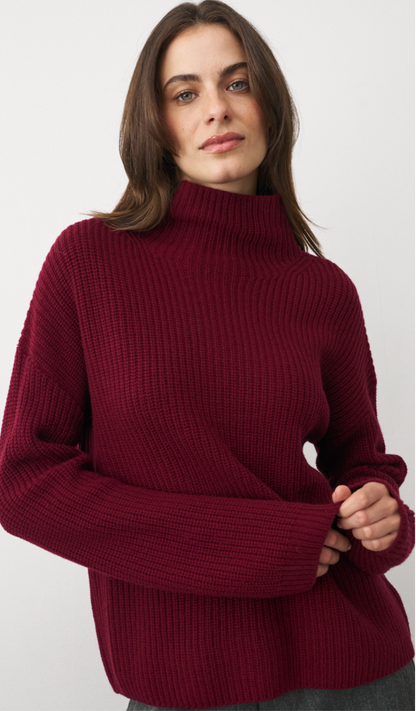 Lona Pullover Weinrot
