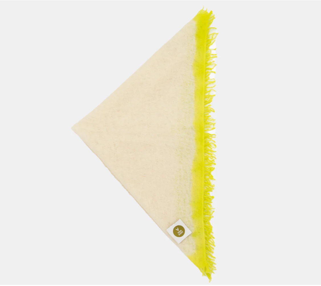 Bandana tofu/neon yellow