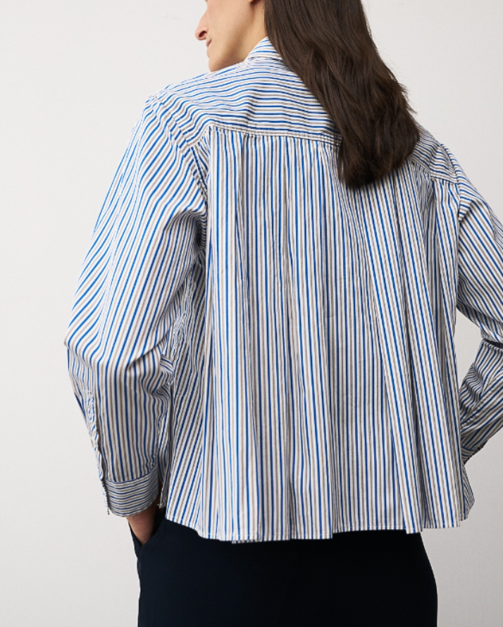 Wanda - cotton stripe blouse