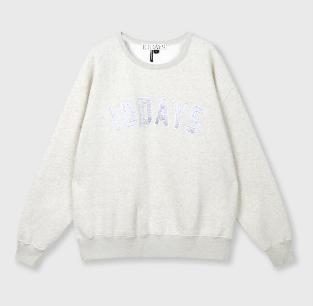 Statement Sweater - soft white melee