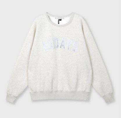Statement Sweater - soft white melee