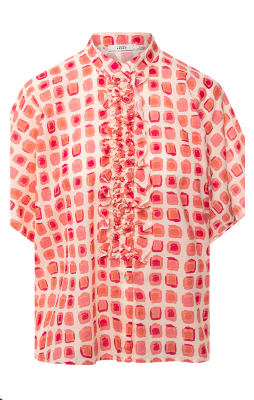 Bluse Daisy - graphisches Muster