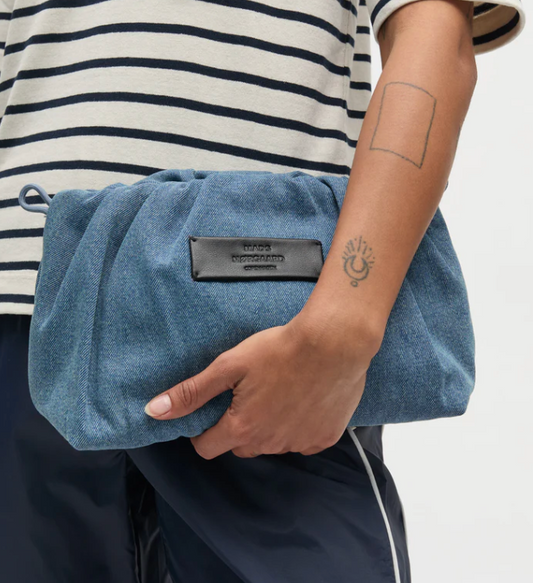 Denimi Moxie Clutch Bag - denim