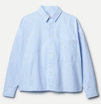 Oxford Hemd Boxy Style - light blue