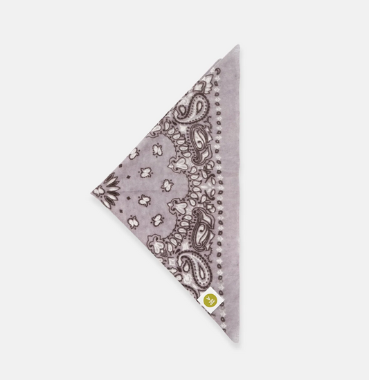 Cashmerebandana Paisley - grau