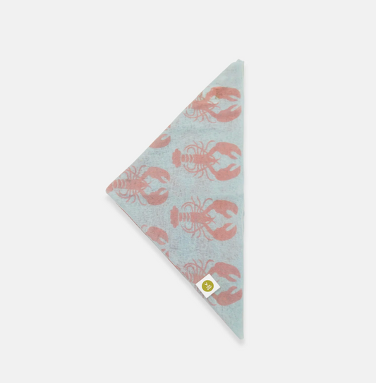 Cashmerebandana Lobster Blue/ Rosé