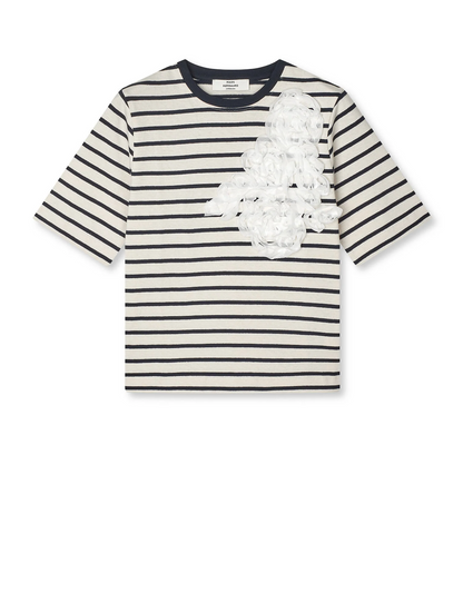 Pablo Malle Tee - Vanilla Ice/Sky Captain