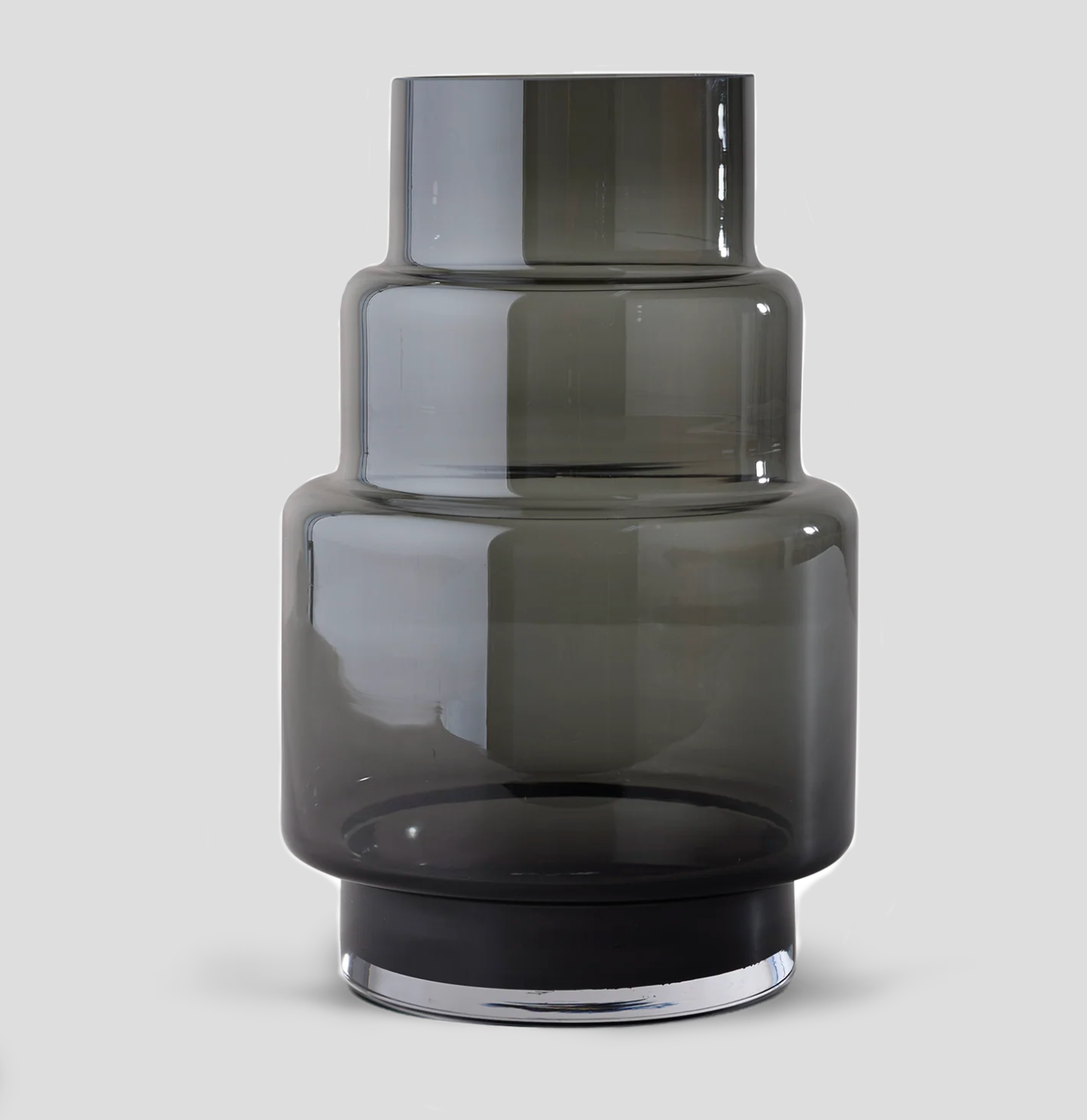 Vase Hurricane No. 69 - Smoked Grey