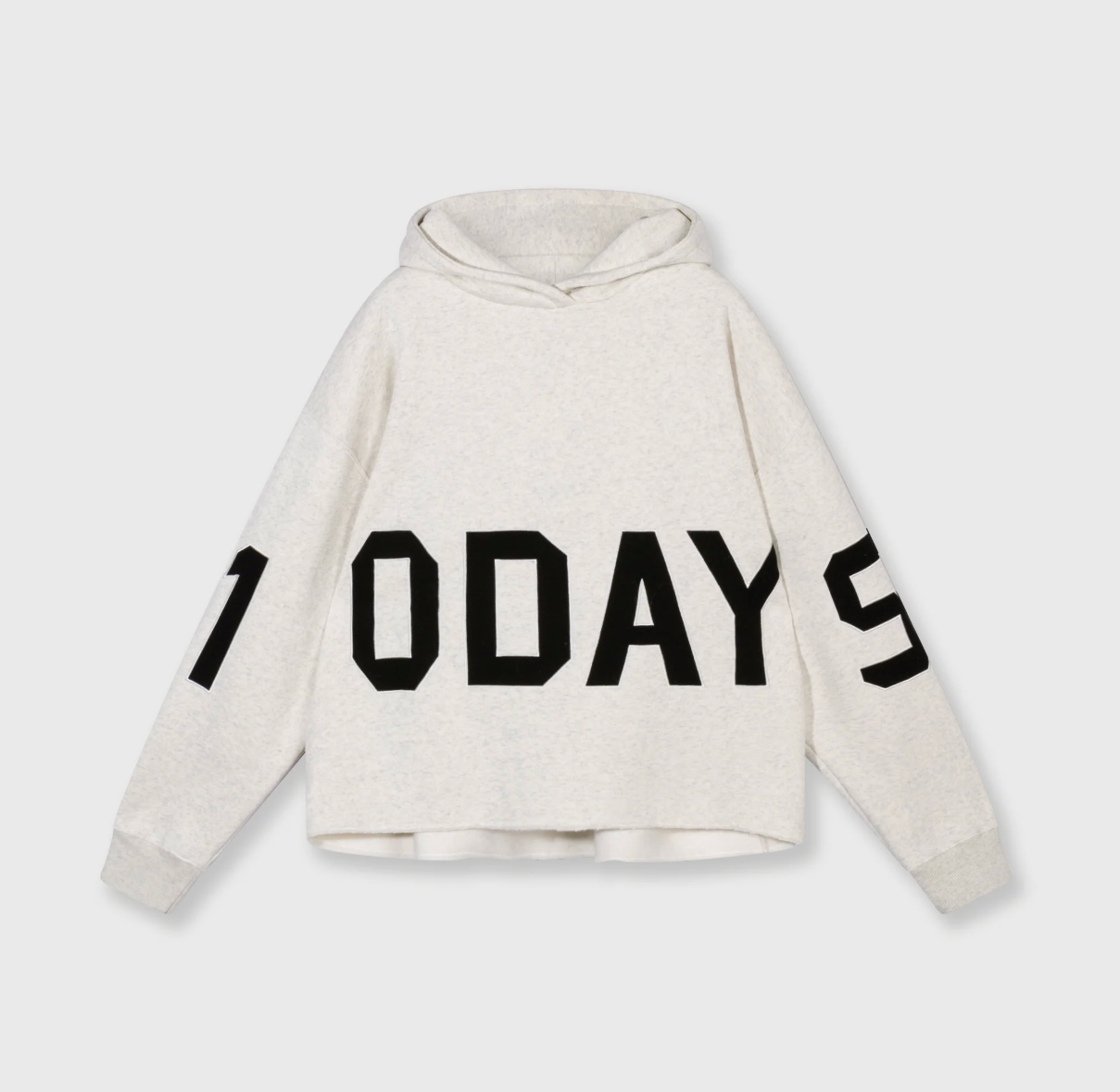 The Statement Logo Hoodie - soft white melee