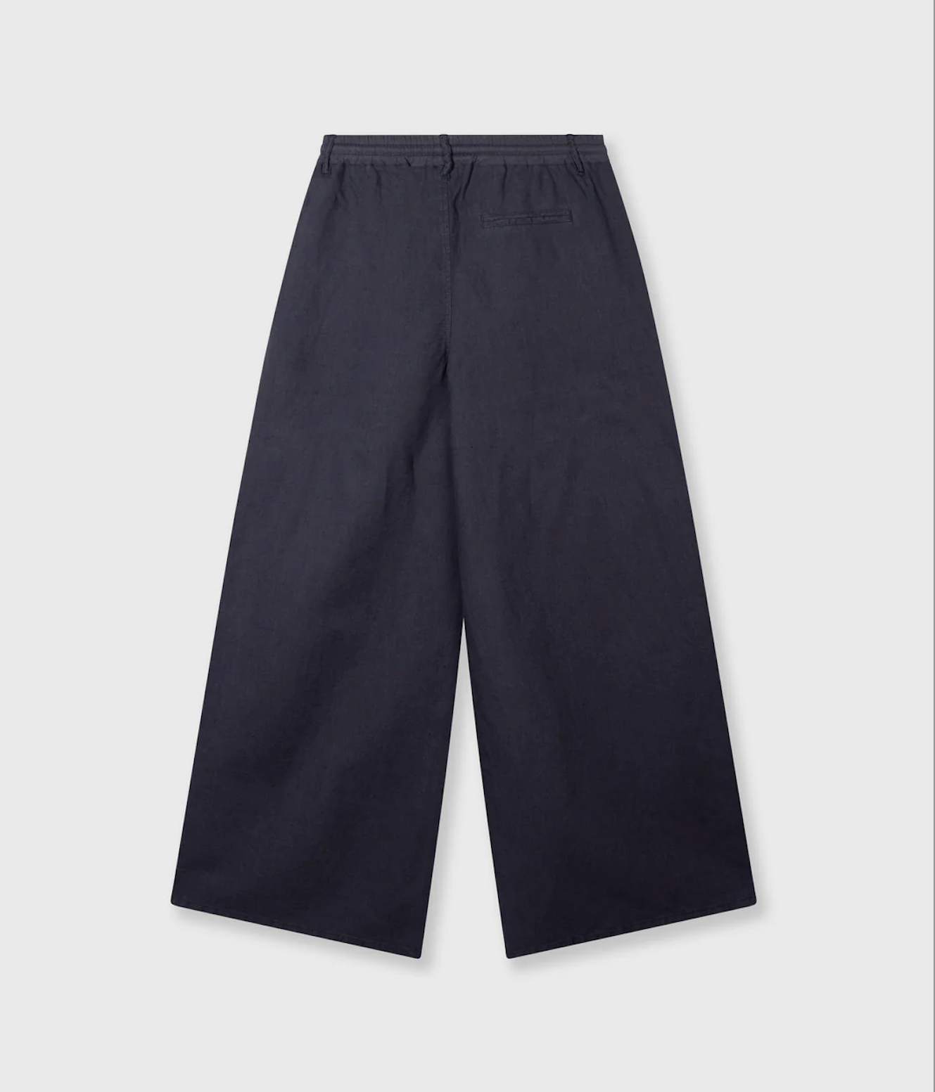 Cotton linen pants - anthrazit (steel blue)