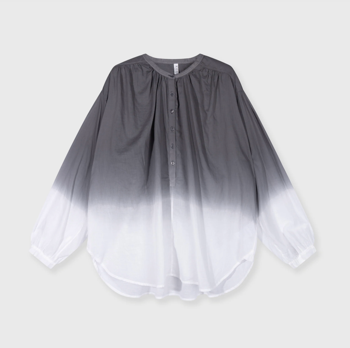 Dip dye blouse - mid grey