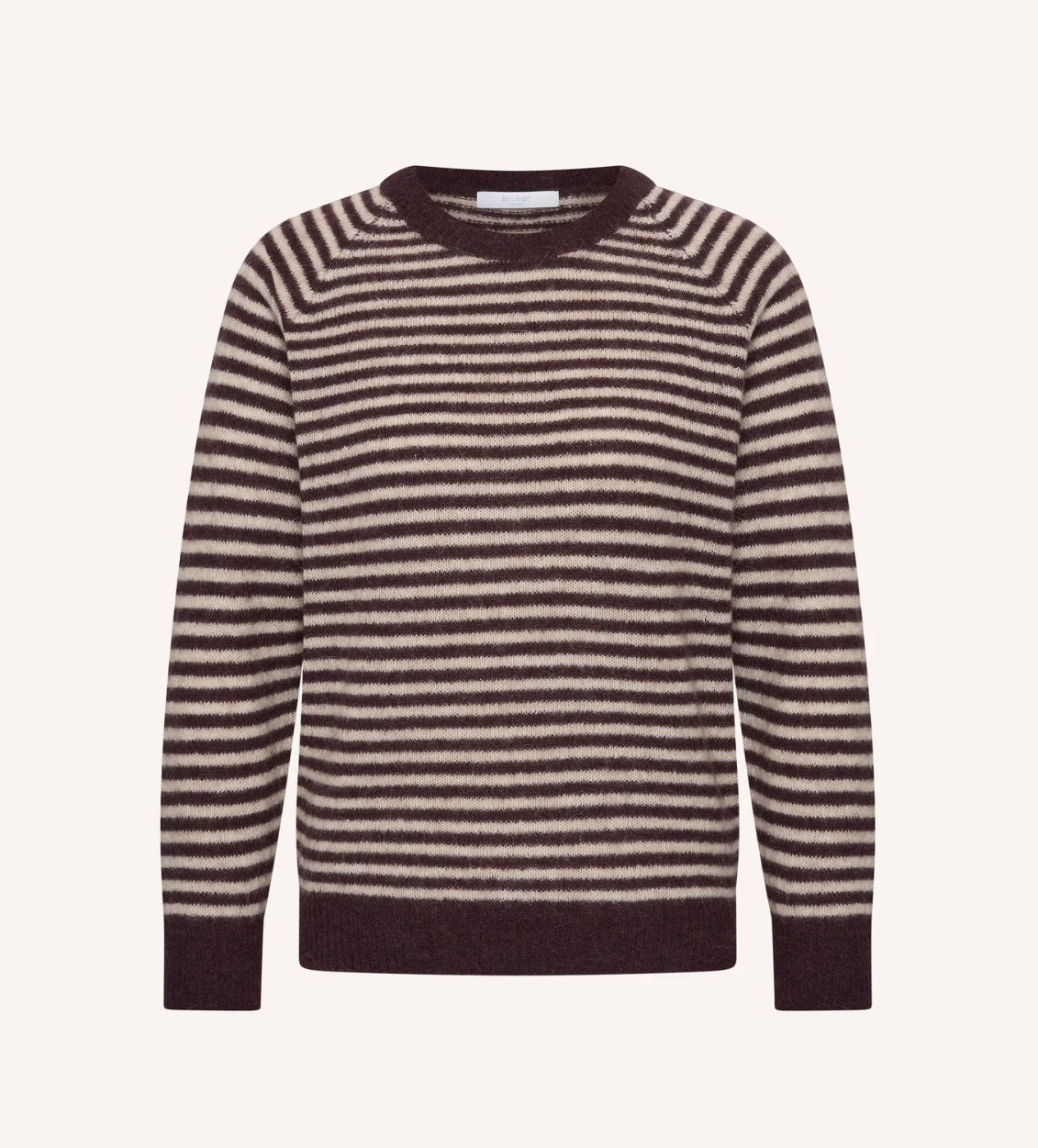 Sally stripe pullover - Burgundy crush stripe
