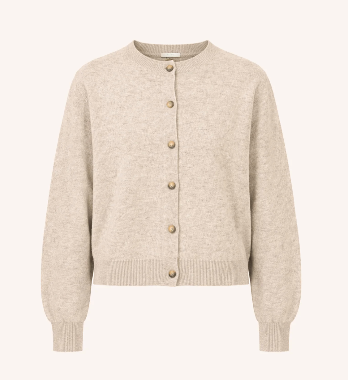Cardigan cleo merino cardigan - oyster melee