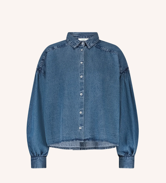Sarah short denim blouse - denim