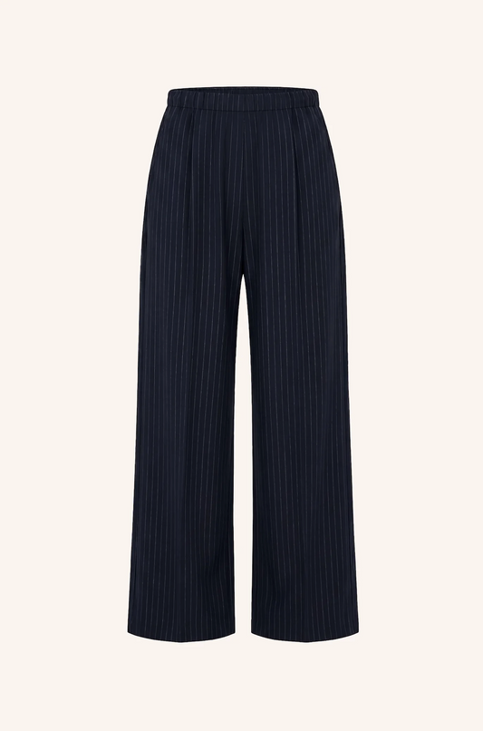 Hose Jelle pinstripe pants | midnight