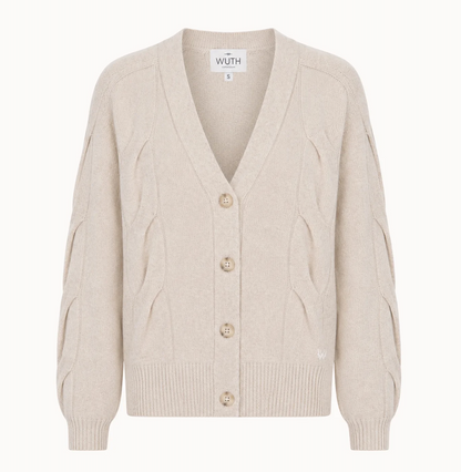 Cardigan Cashmere - vanilla