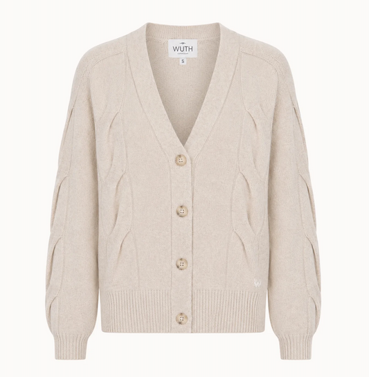 Cardigan Cashmere - vanilla