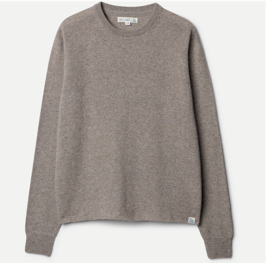 Lightweight Merino Wool-Cashmere-Silk Sweater unisex - faded grain