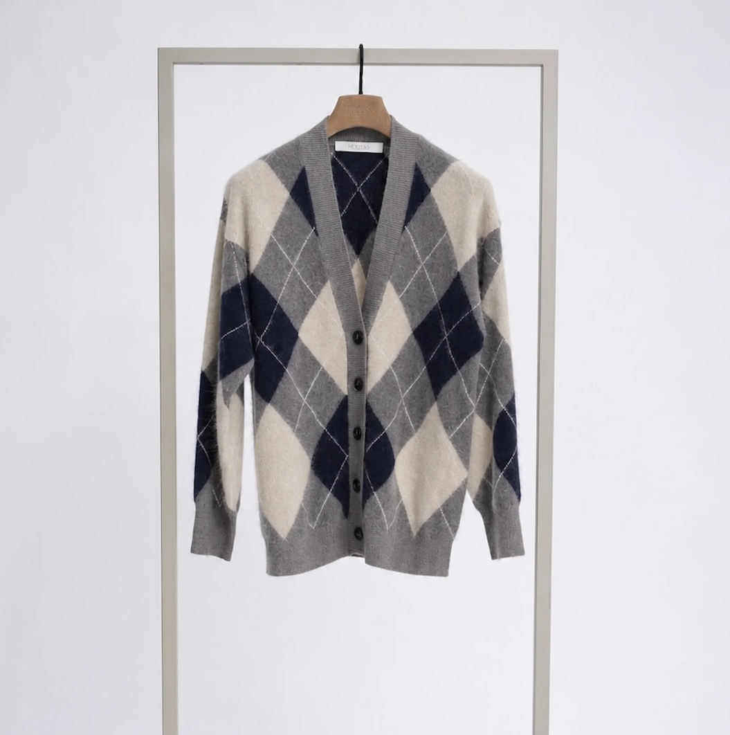 Cardigan Livia - castle grey