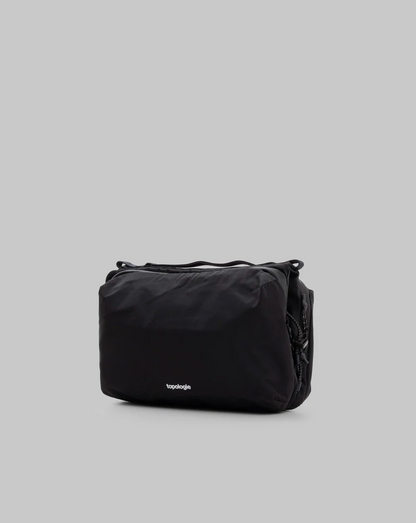 Bottle Sacoche Large Black Tech Sateen